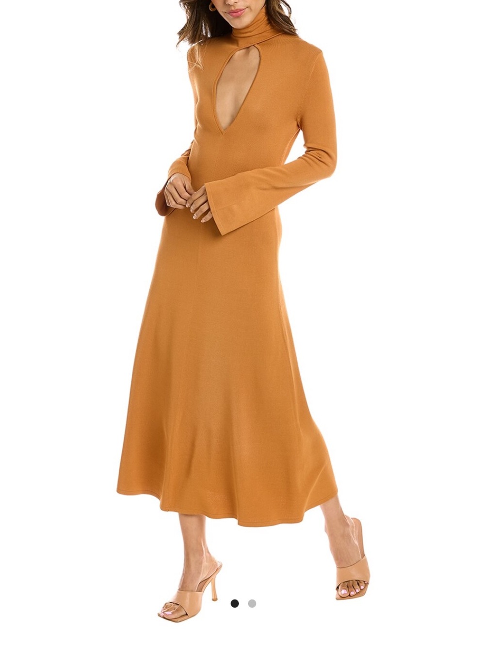 NWT Cult Gaia Eli Knit Dress in Adobe